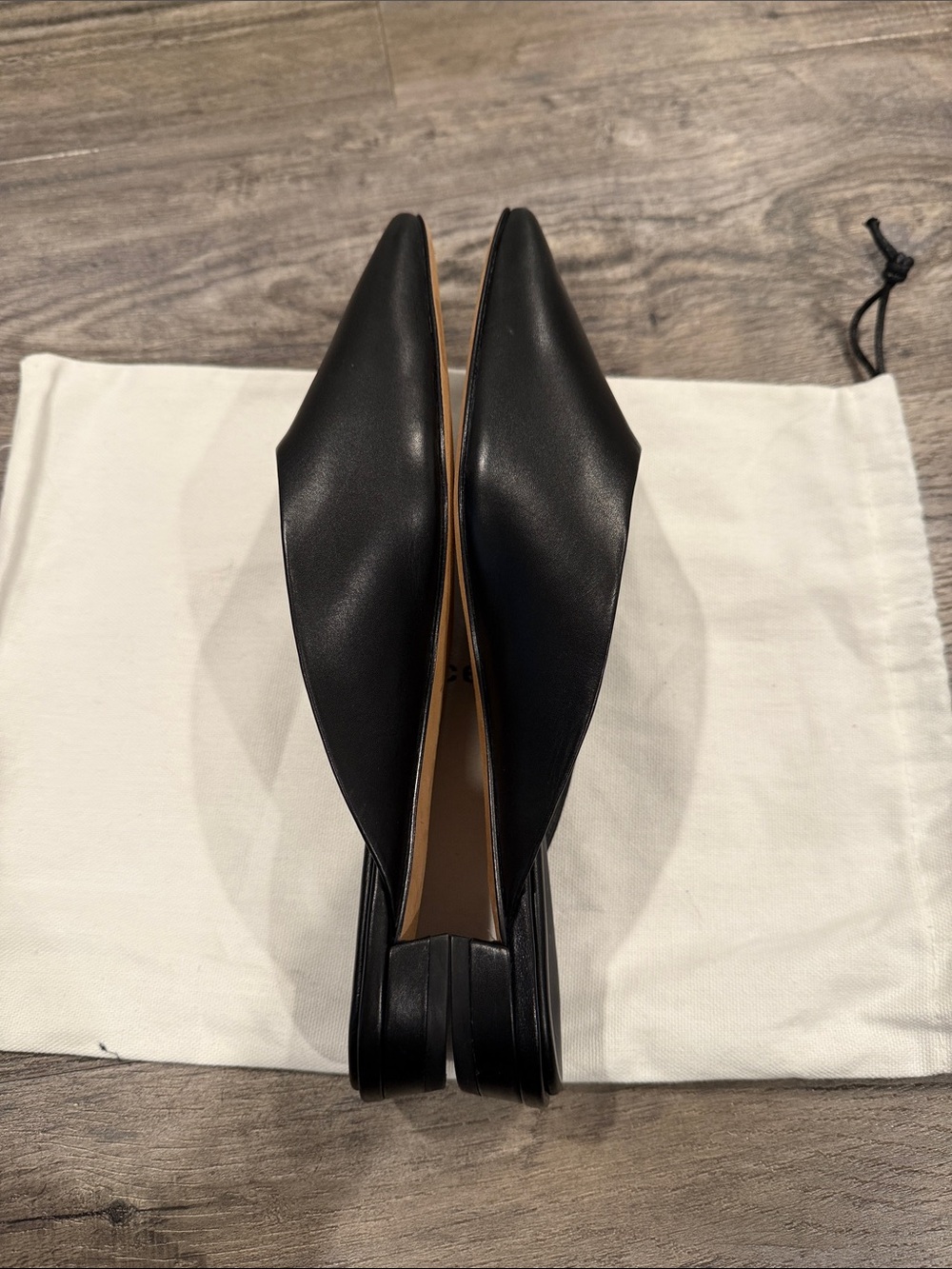 Vince Ana Mules Leather Slip On Shoes Size 38.5 US Women’s 8 - Picture 7 of 15